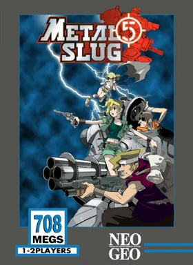 Metal Slug 5 (JAMMA PCB) box cover front